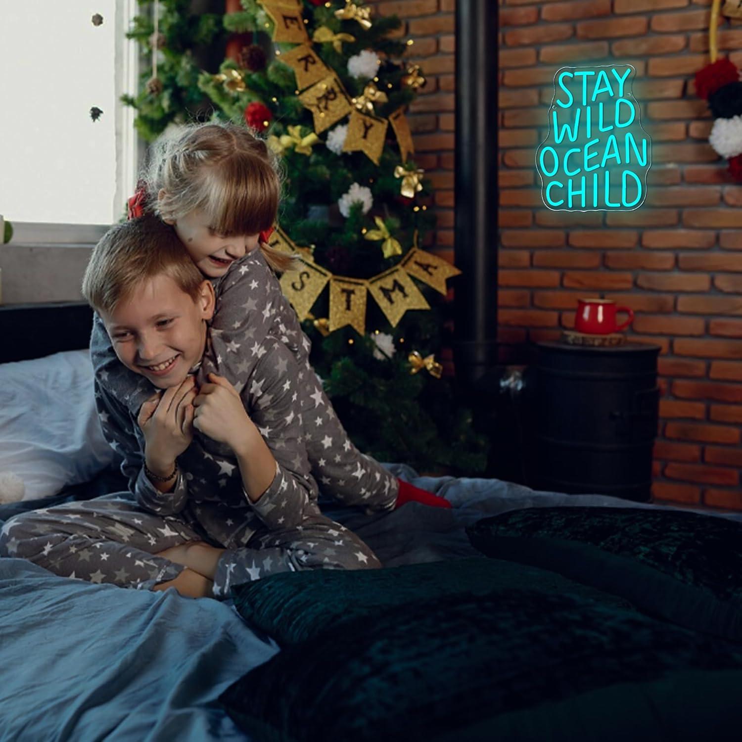Blijf Wild Oceaan Kind Neon Li - Baby Nursery Baby recensie en prijs