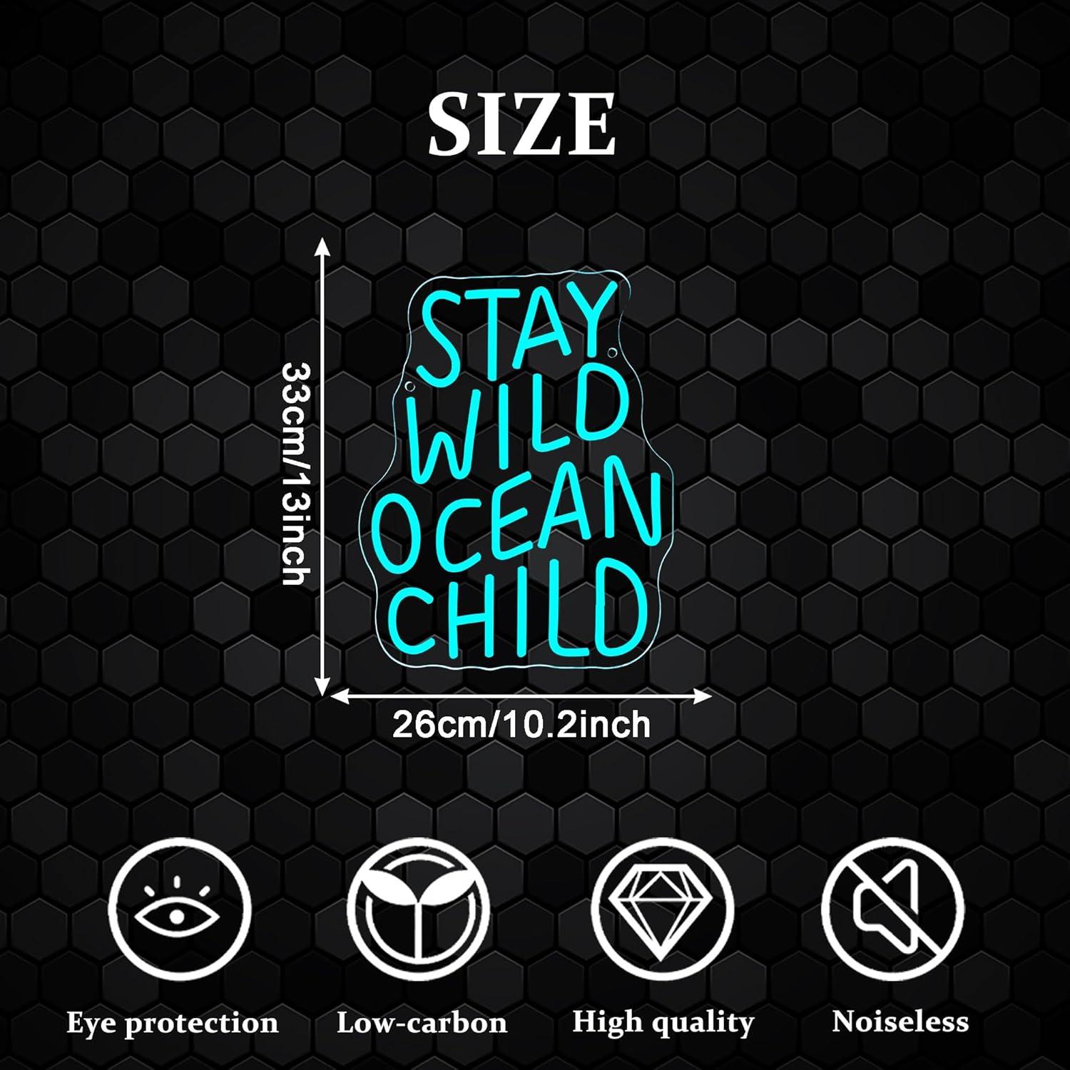 Blijf Wild Oceaan Kind Neon Li - Baby Nursery Baby recensie en prijs