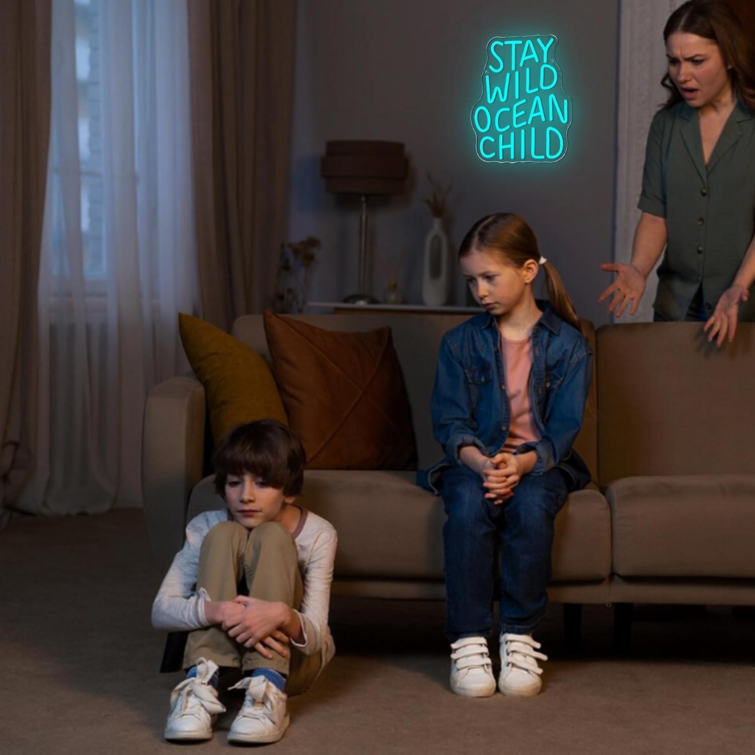 Blijf Wild Oceaan Kind Neon Li - Baby Nursery Baby recensie en prijs