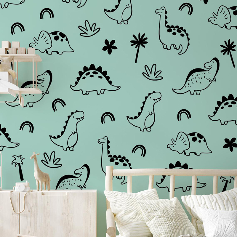 Geometrische dinosaurus boom r - Baby Nursery Package recensie en prijs