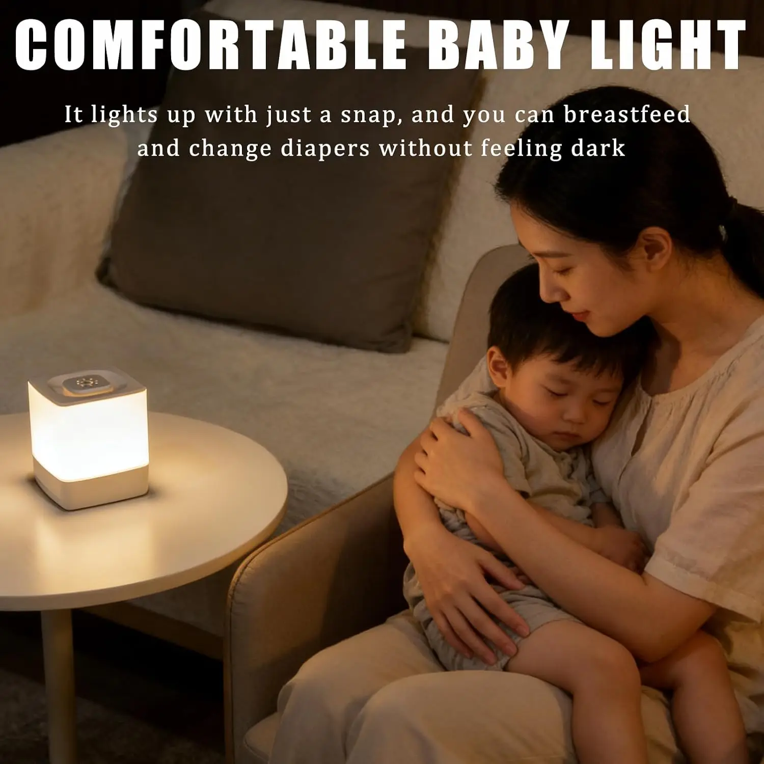 LED-nachtlampje, bedlampje, aa - Baby Nursery Light recensie en prijs