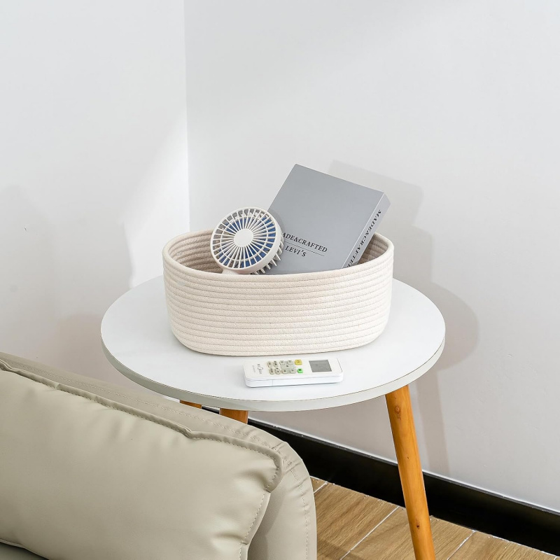 Kleine geweven opbergmanden –  - Baby Nursery Closet Organization recensie en prijs