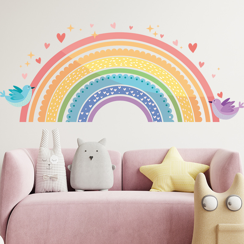 Kleurrijke regenboogvogel lief - Baby Nursery Package recensie en prijs