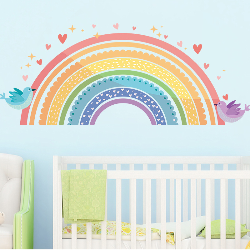 Kleurrijke regenboogvogel lief - Baby Nursery Package recensie en prijs