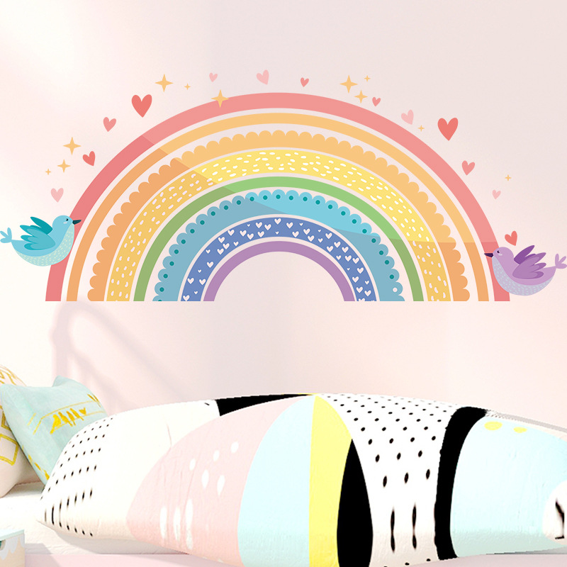 Kleurrijke regenboogvogel lief - Baby Nursery Package recensie en prijs