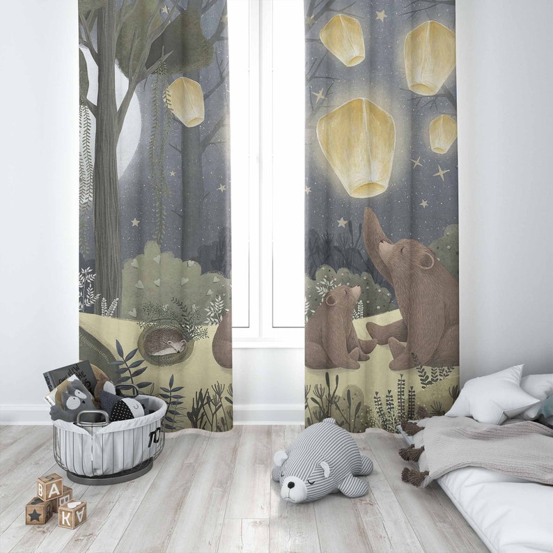 Woodland Kinderkamer Gordijnen - Baby Nursery Youtube recensie en prijs