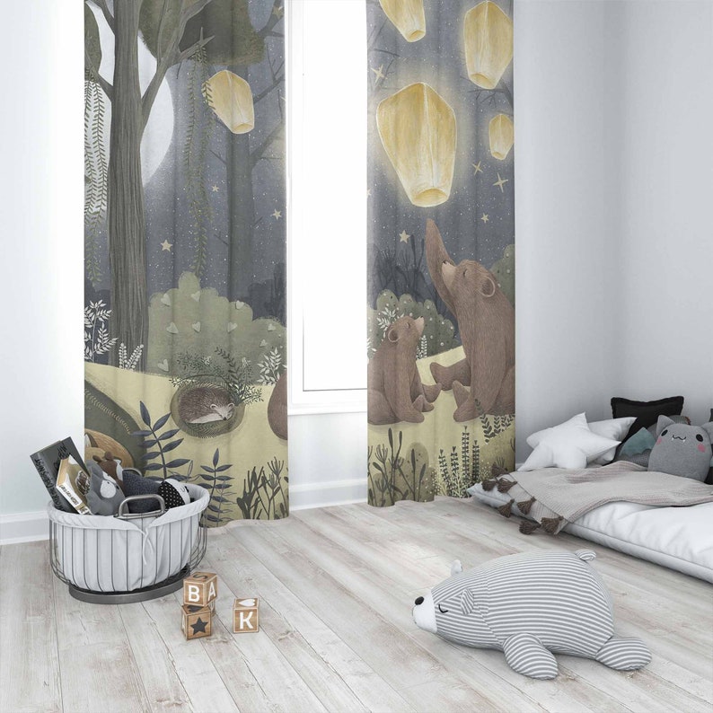 Woodland Kinderkamer Gordijnen - Baby Nursery Youtube recensie en prijs
