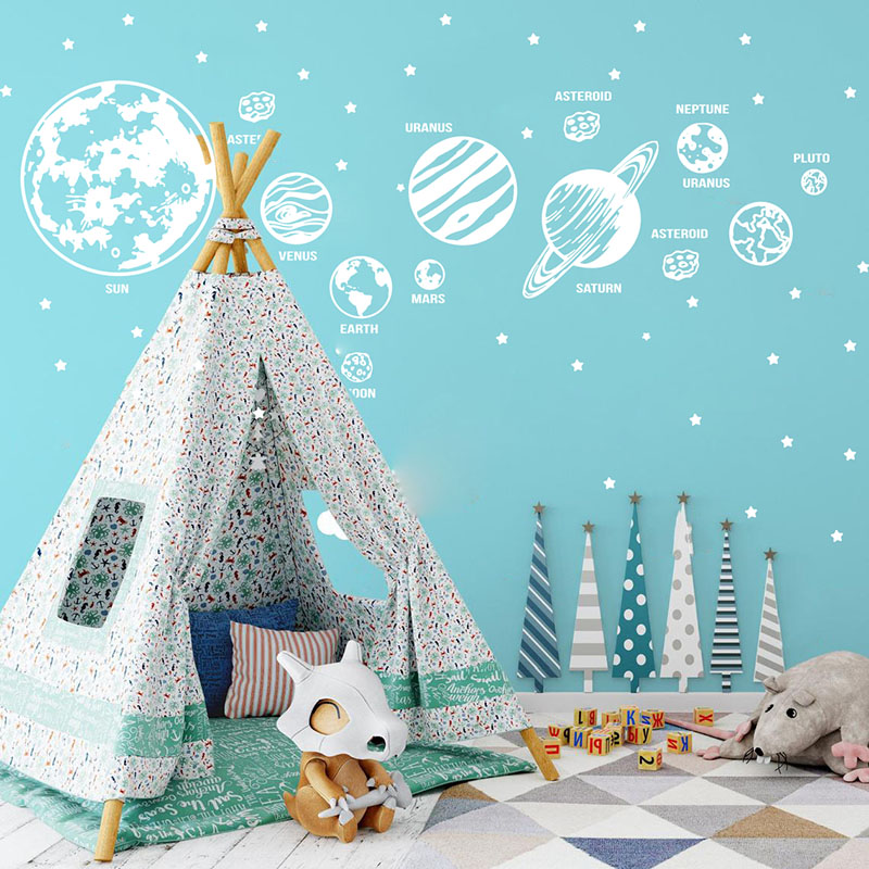 Grote Planeten Zonnestelsel Ru - Baby Nursery Package recensie en prijs