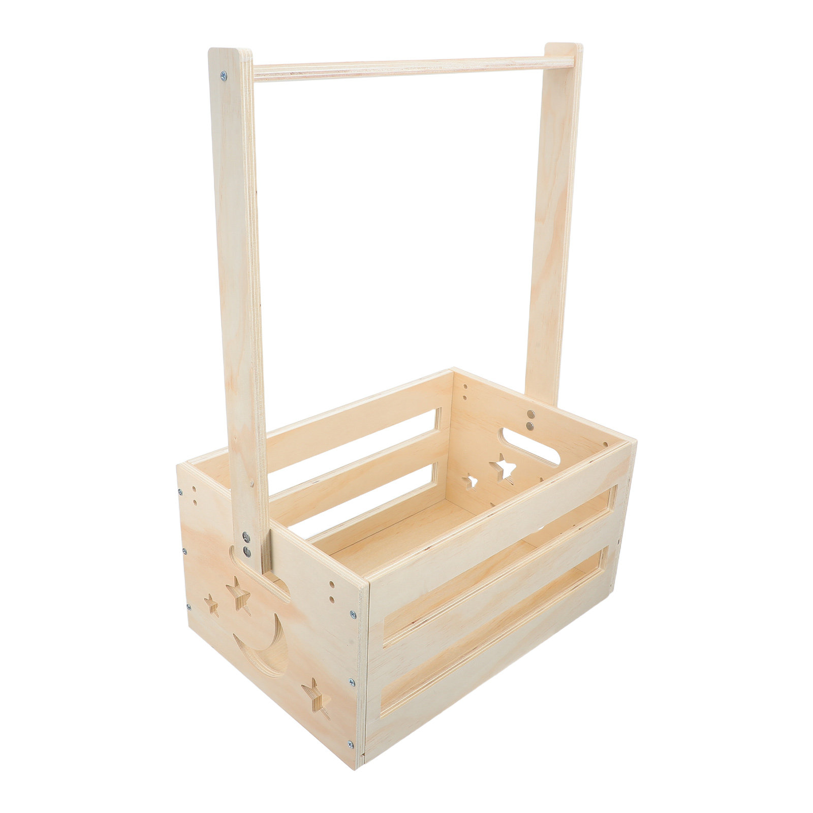Draagbare houten wasmand, opbe - Baby Nursery Closet Organization recensie en prijs