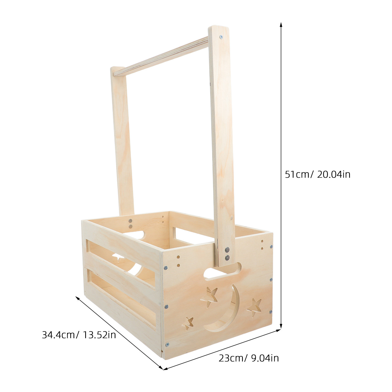 Draagbare houten wasmand, opbe - Baby Nursery Closet Organization recensie en prijs