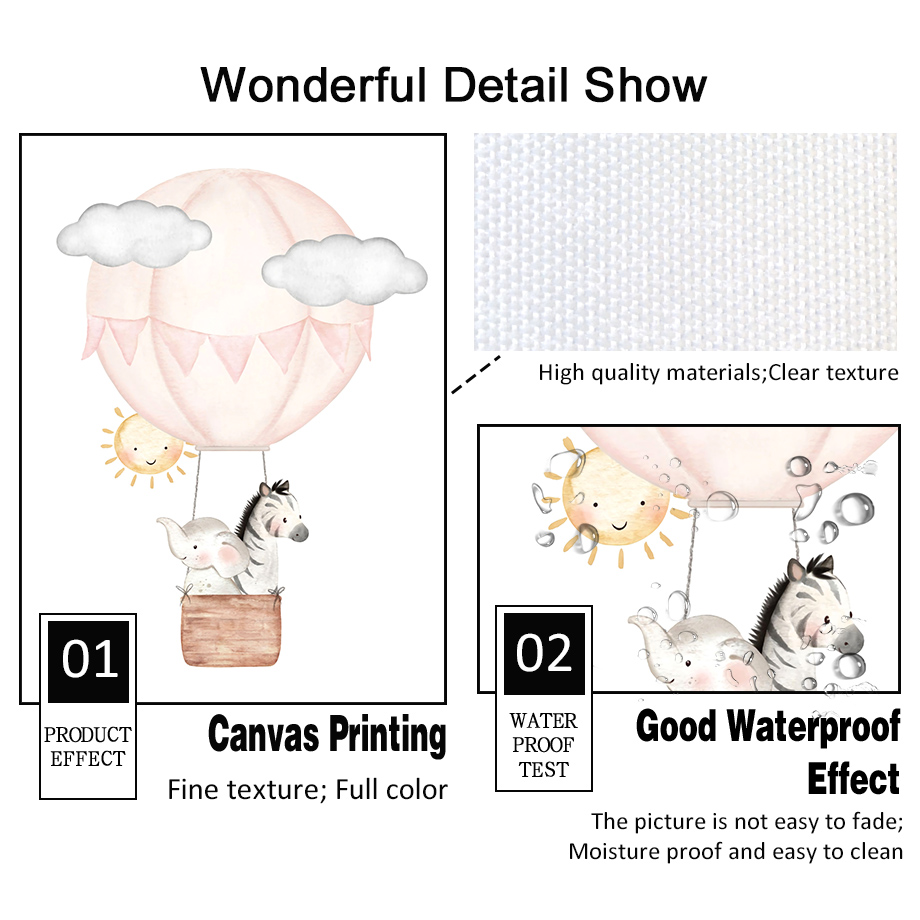 Hebreeuwse kinderkamer wanddec - Baby Nursery Hot Air Balloon recensie en prijs