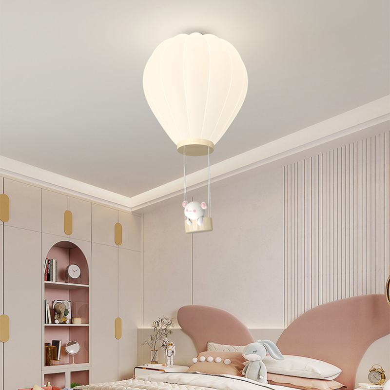 Crèmekleurige kinderkamer plaf - Baby Nursery Hot Air Balloon recensie en prijs